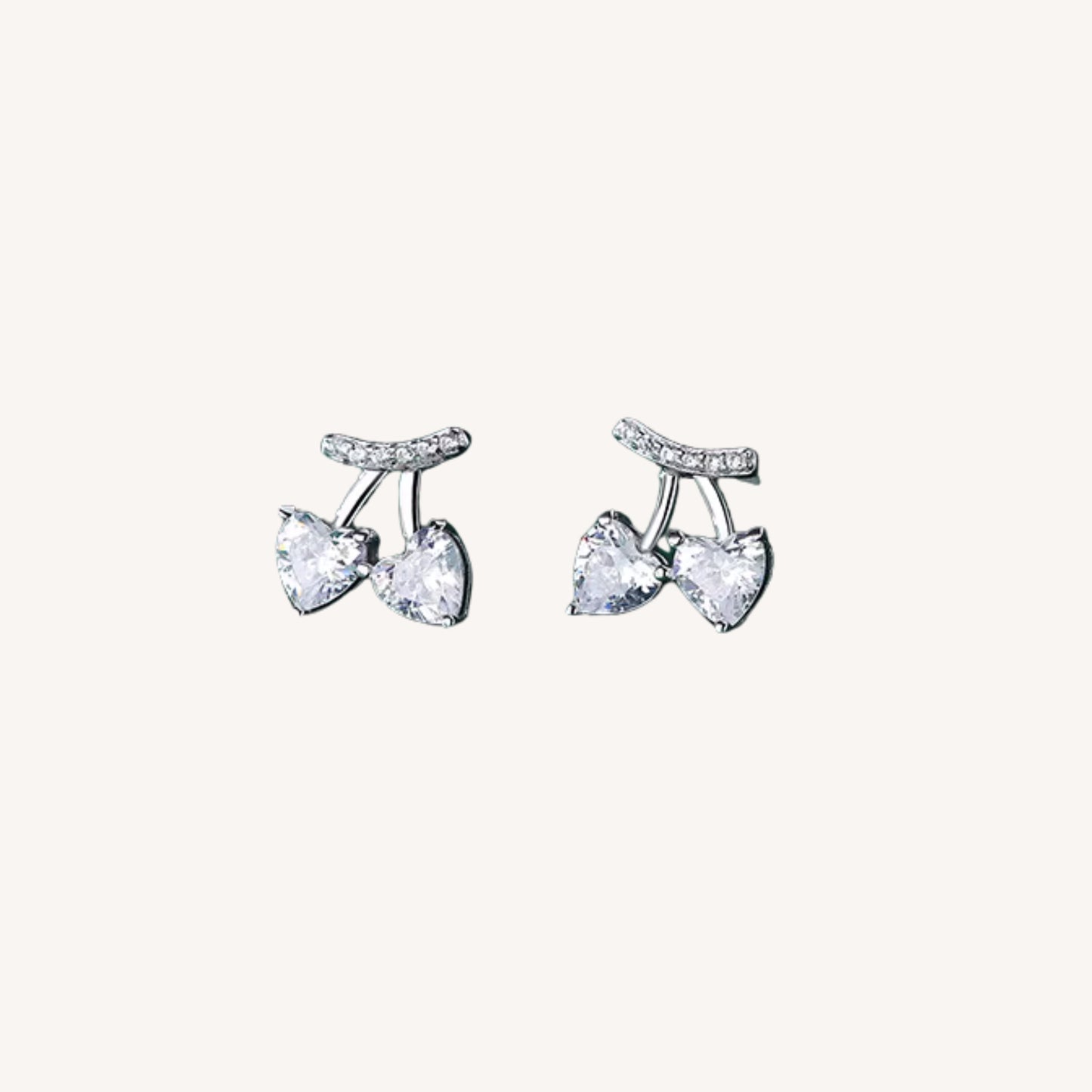 ORECCHINI CHERRY LOVE IN ARGENTO