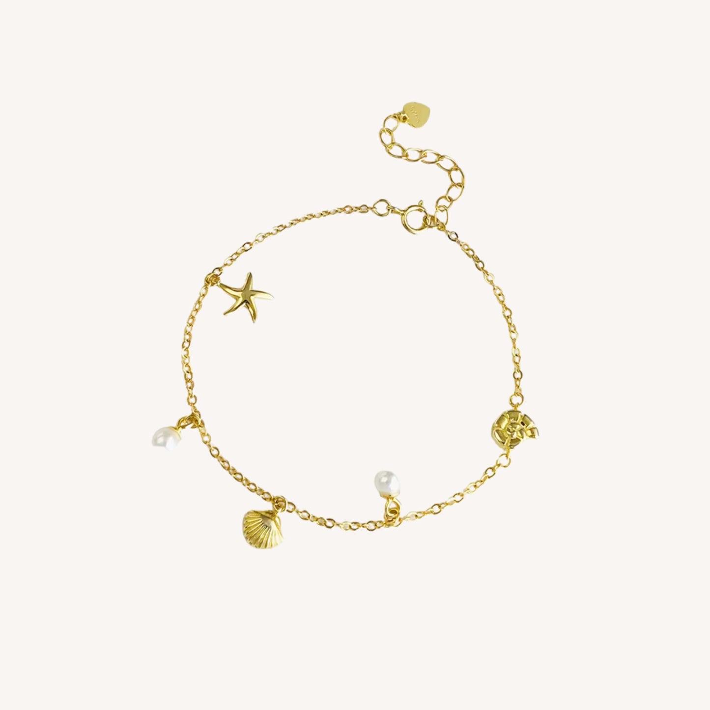 BRACCIALE SIRENA IN ARGENTO PLACCATO ORO