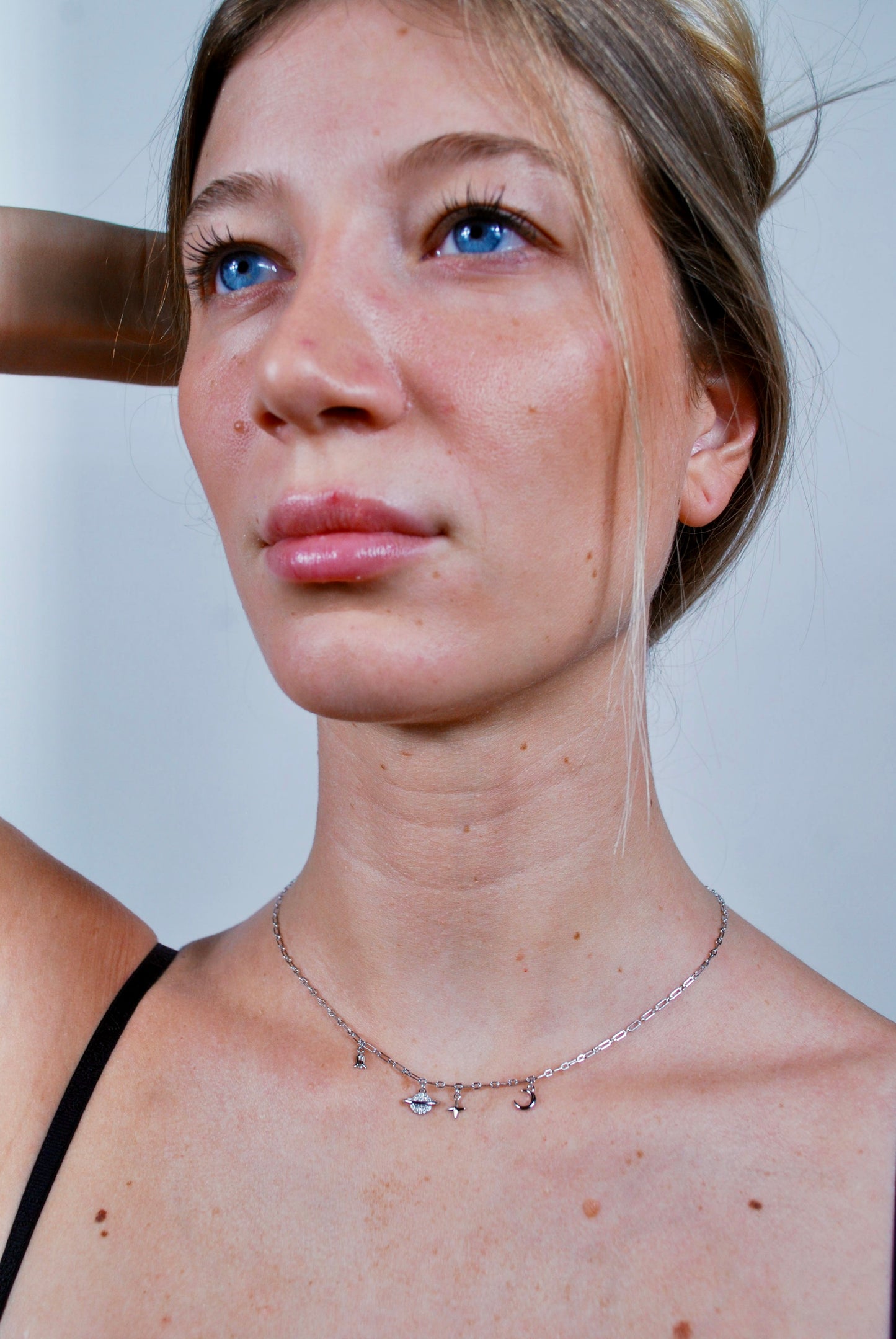 COLLANA GALASSIA IN ARGENTO