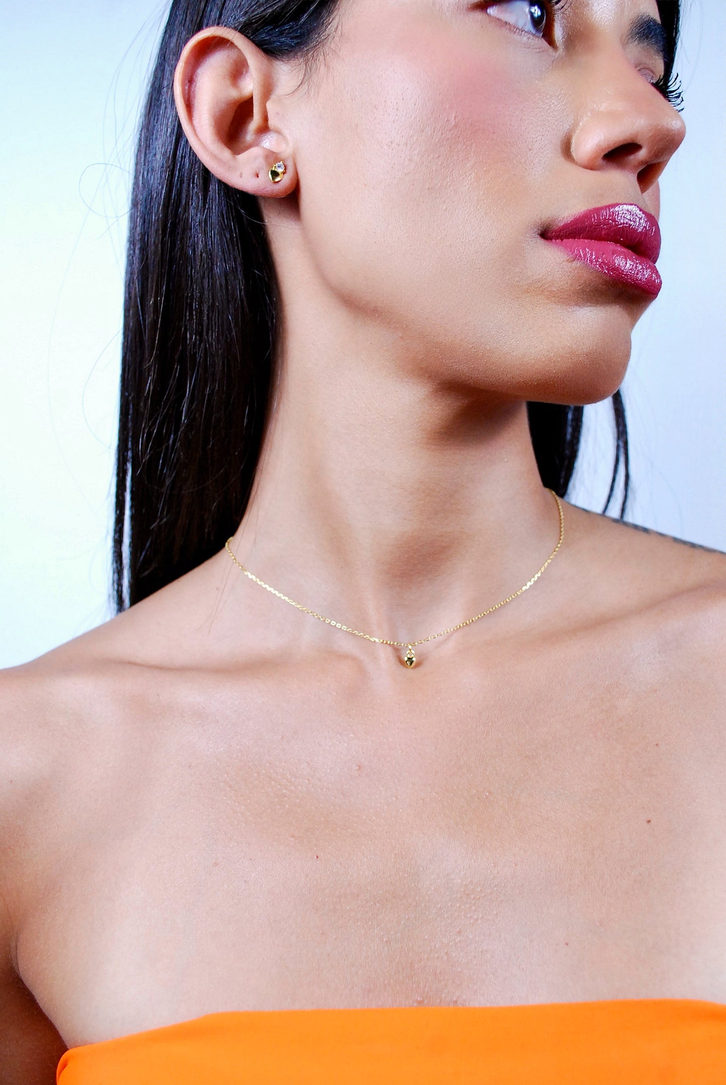 COLLANA SECRET HEART IN ARGENTO PLACCATO ORO