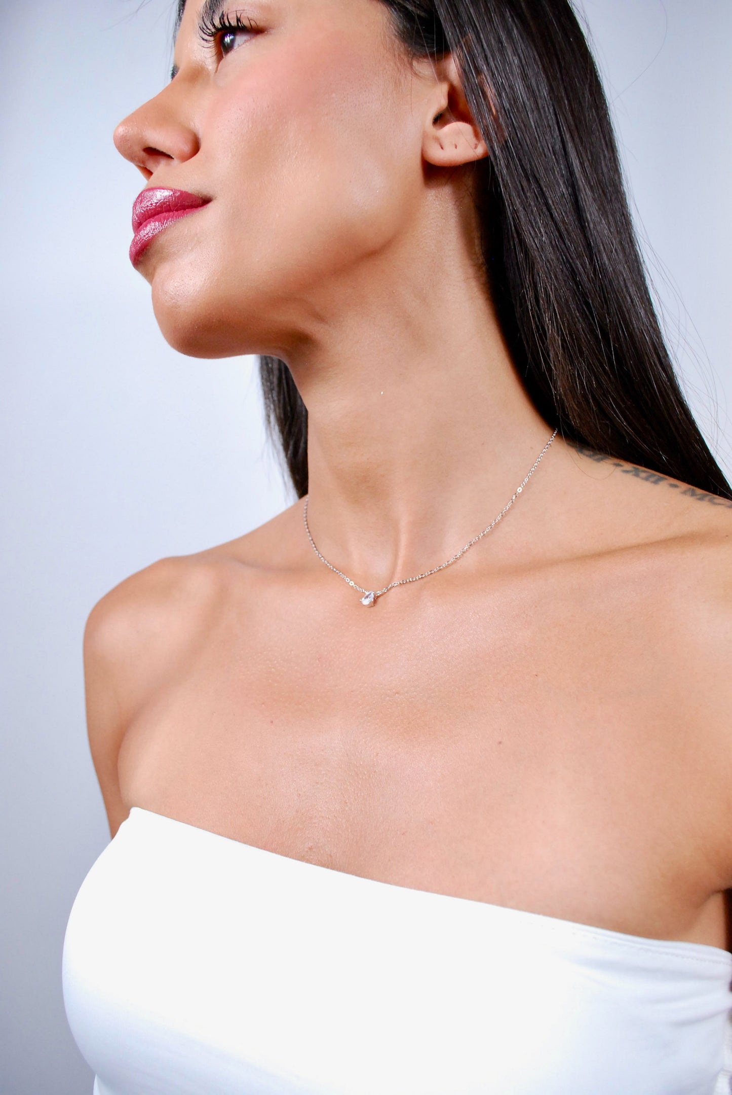 COLLANA DROP OF LIGHT IN ARGENTO