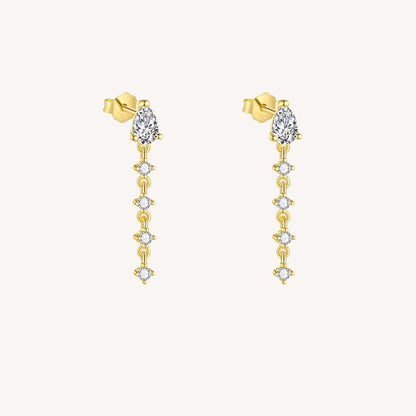 ORECCHINI CASCADE IN ARGENTO PLACCATO ORO