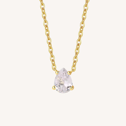 COLLANA DROP OF LIGHT IN ARGENTO PLACCATO ORO