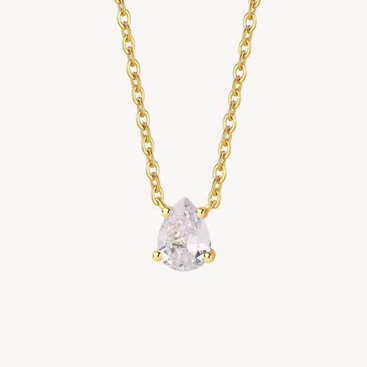 COLLANA DROP OF LIGHT IN ARGENTO PLACCATO ORO