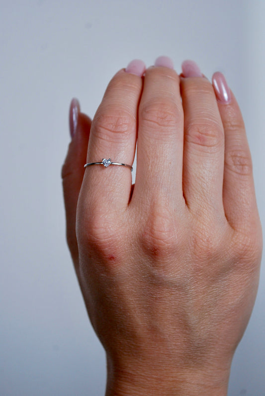ANELLO CHÉRIE IN ARGENTO