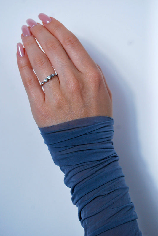 ANELLO AURA ARGENTO