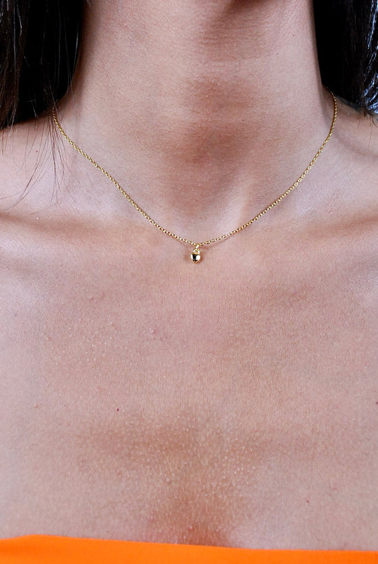 COLLANA SECRET HEART IN ARGENTO PLACCATO ORO