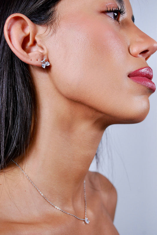 ORECCHINI CHERRY LOVE IN ARGENTO