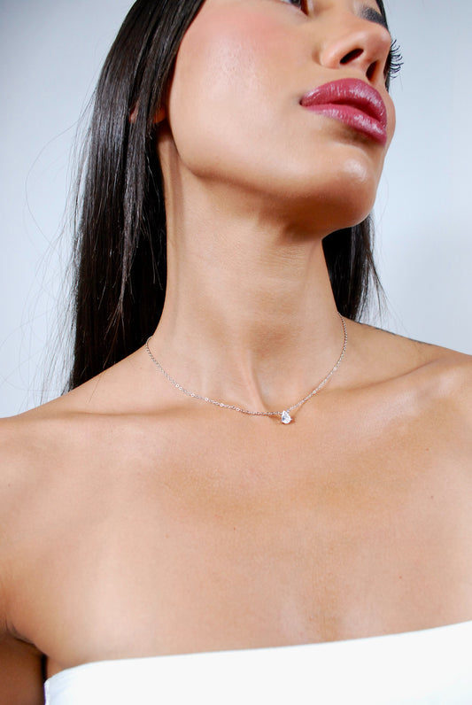 COLLANA DROP OF LIGHT IN ARGENTO